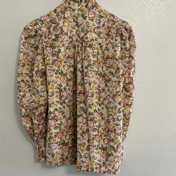 Frontier Classic Floral Print Western Top Womens Size Medium Cowgirl Yellowstone - Picture 6 of 7